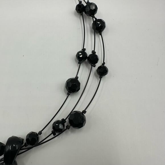 Lia Sophia Black Moonstruck Detachable Pendant Necklace - Picture 8 of 10